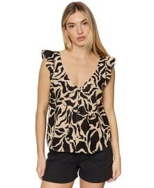 Sanctuary Womens The Time Off Printed Sleeveless Top in Mirage at Macys